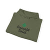 Emerald Twist Embroidered Hoodie