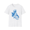 Sailor Babe Graphic T-Shirt — Blue Retro Pinup Tee