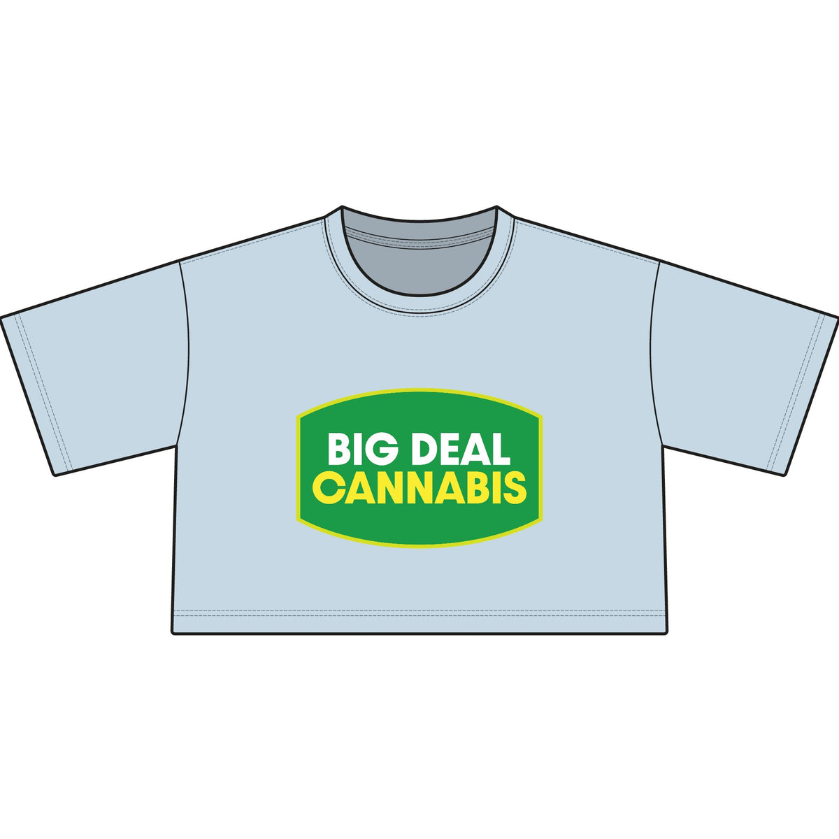 Big Deal Cannabis Cropped Tee