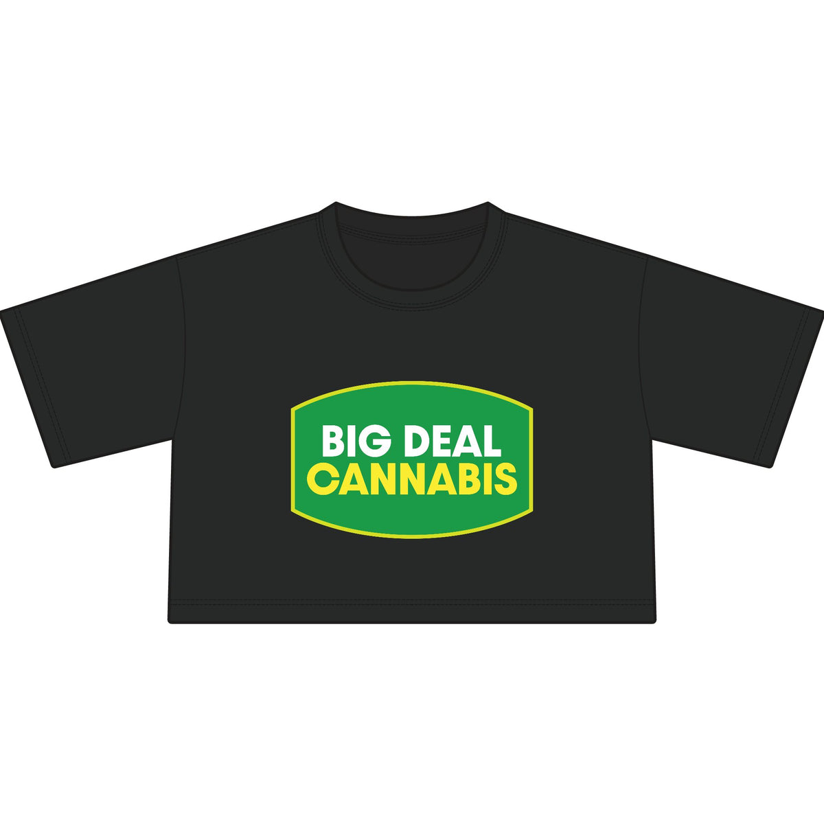 Big Deal Cannabis Cropped Tee
