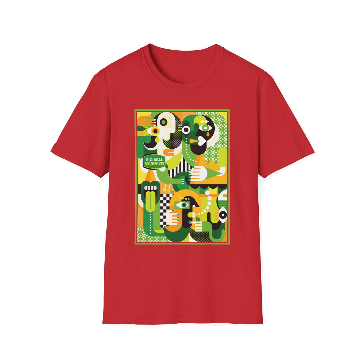 Big Deal Cannabis Abstract Unisex T-Shirt