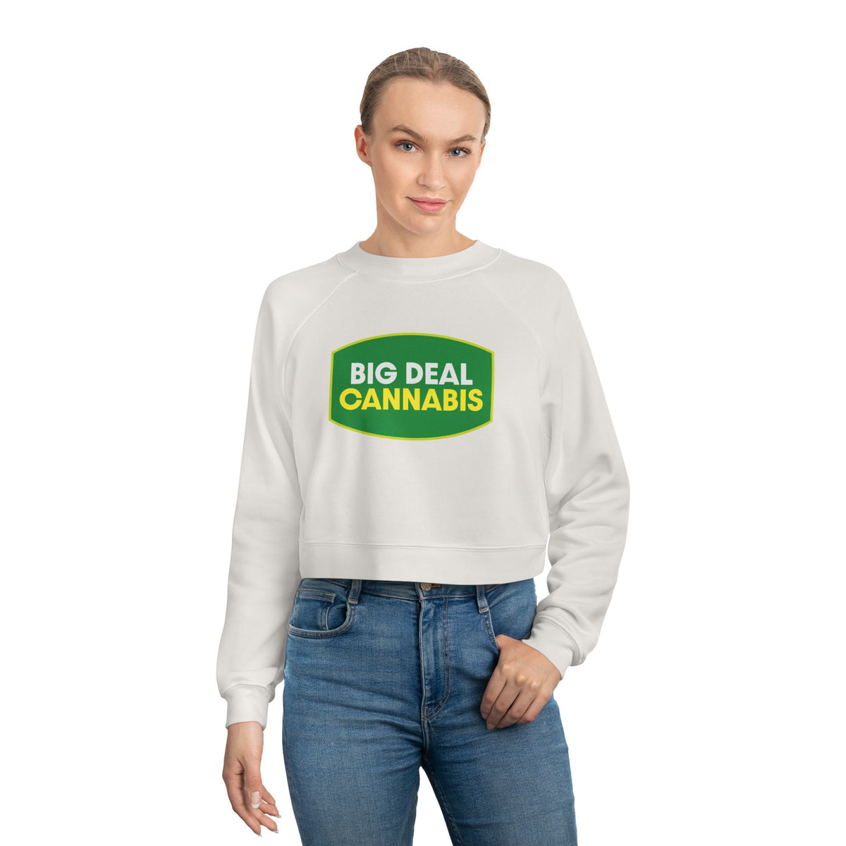 Big Deal Cannabis Cropped Pullover