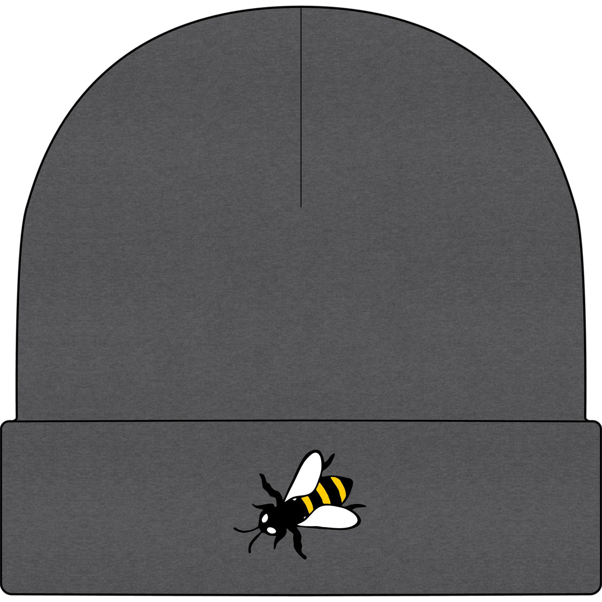 Lazy Bee Cuff Beanie
