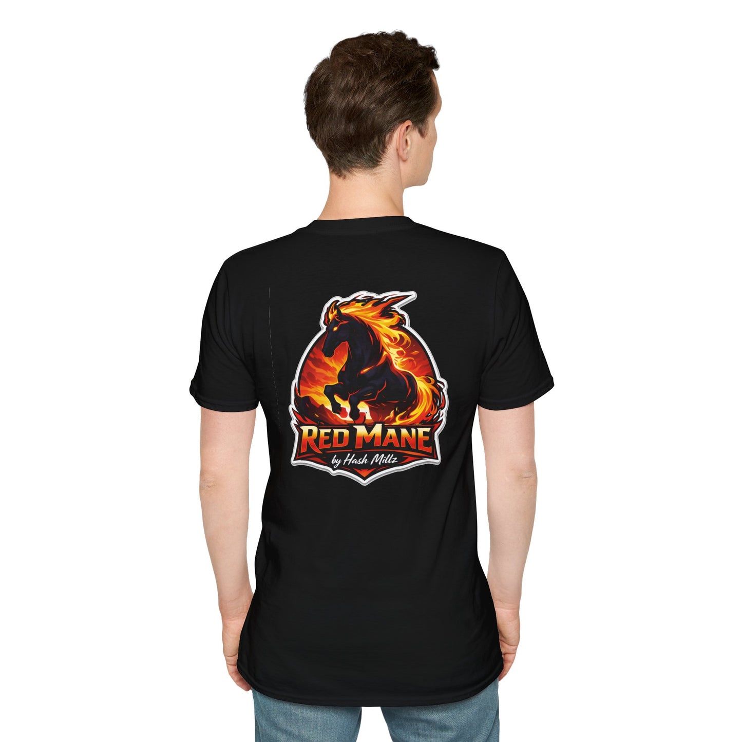 Red Mane Graphic Tee (Back)