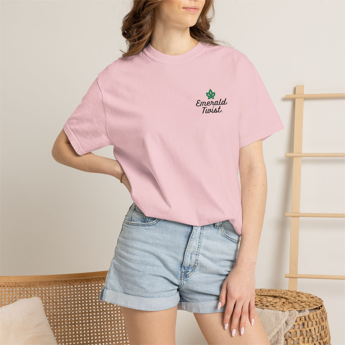 T-Shirt - Emerald Twist Shamrock Tee