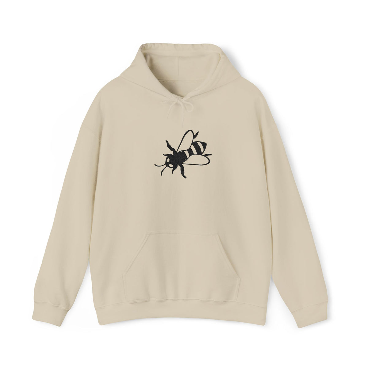 Lazy Bee Embroidered Unisex Hoodie