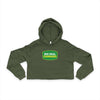 Cropped Hoodie — "Big Deal Cannabis" Logo Women's Streetwear