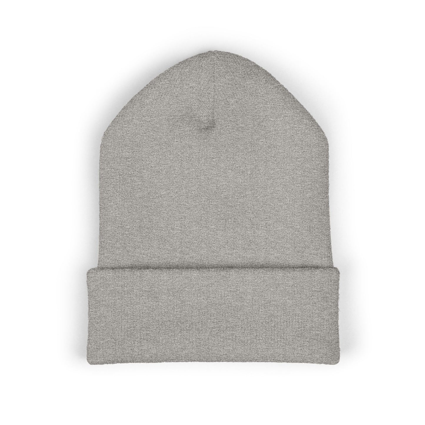 Embroidered 'DeSaus' Cuffed Beanie — Classic Knit Winter Hat