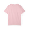 Emerald Twist T-Shirt — Retro Script Tee with Green Leaf Logo