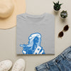 Sailor Babe Graphic T-Shirt — Blue Retro Pinup Tee