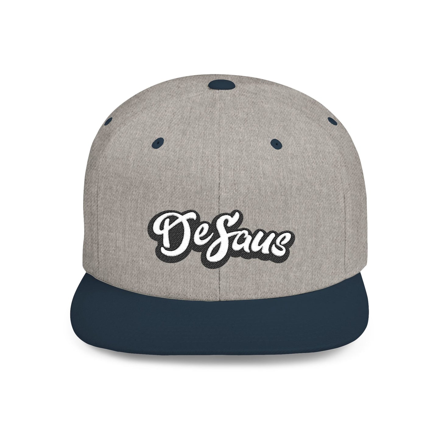 DeSaus  Embroidered Flat Bill Snapback Hat