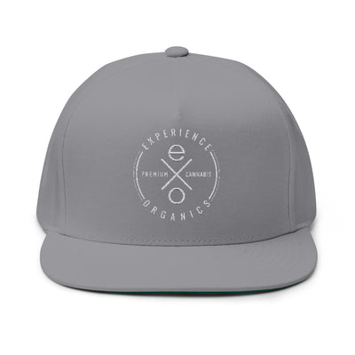 Experience Organics Embroidered Flat Bill Cap Snapback