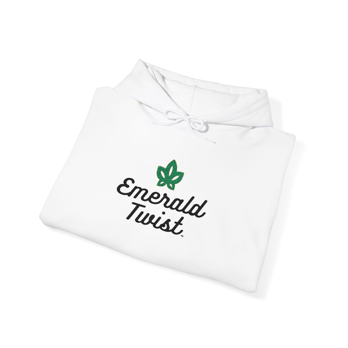 Emerald Twist Embroidered Hoodie