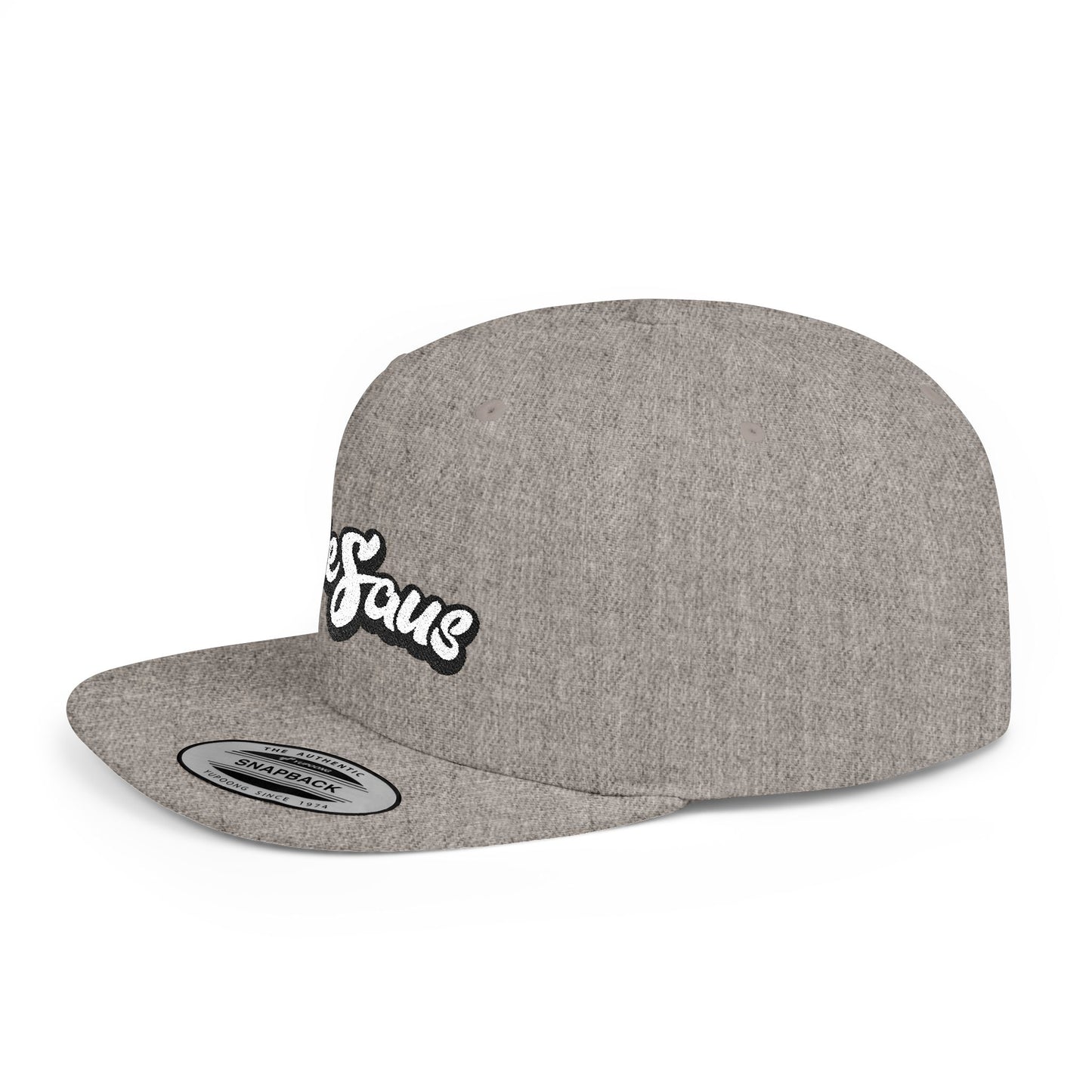 DeSaus  Embroidered Flat Bill Snapback Hat
