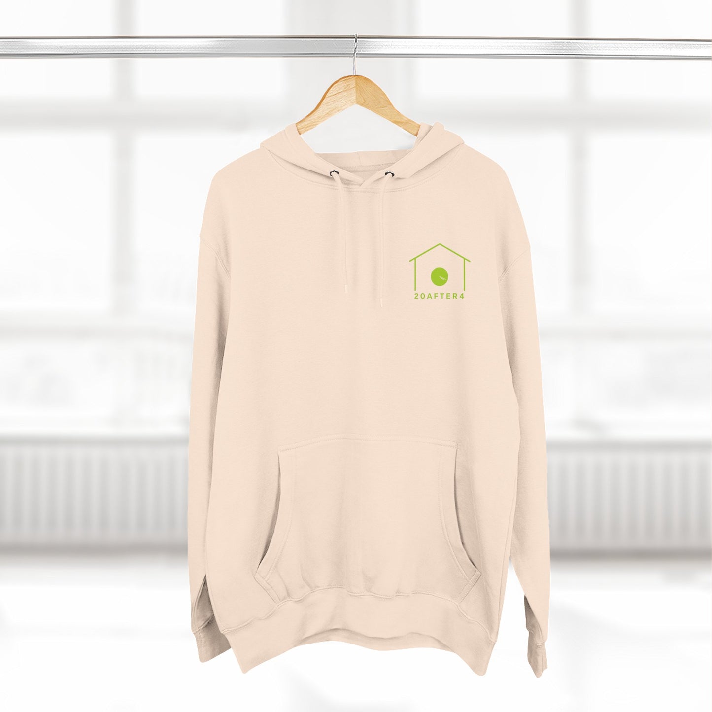 20AFTER4 Lime Logo Hoodie (Front & Back)