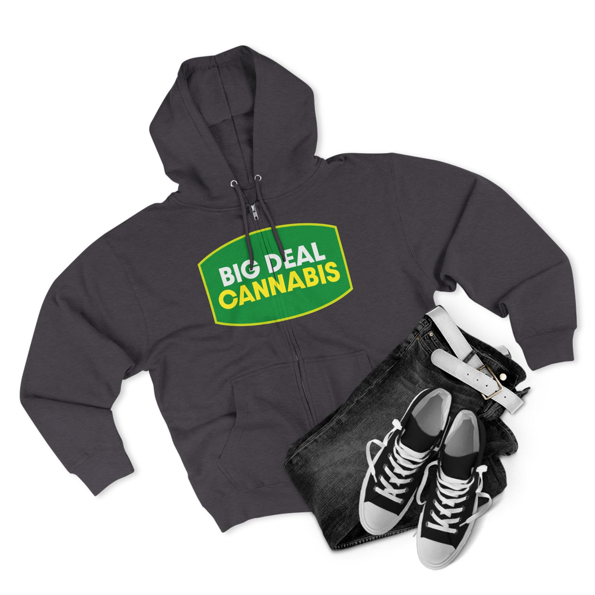 Big Deal Cannabis Zip Hoodie