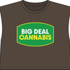 Muscle Tee — "Big Deal Cannabis" Graphic Crop Top