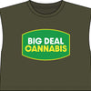 Muscle Tee — "Big Deal Cannabis" Graphic Crop Top