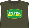 Muscle Tee — "Big Deal Cannabis" Graphic Crop Top