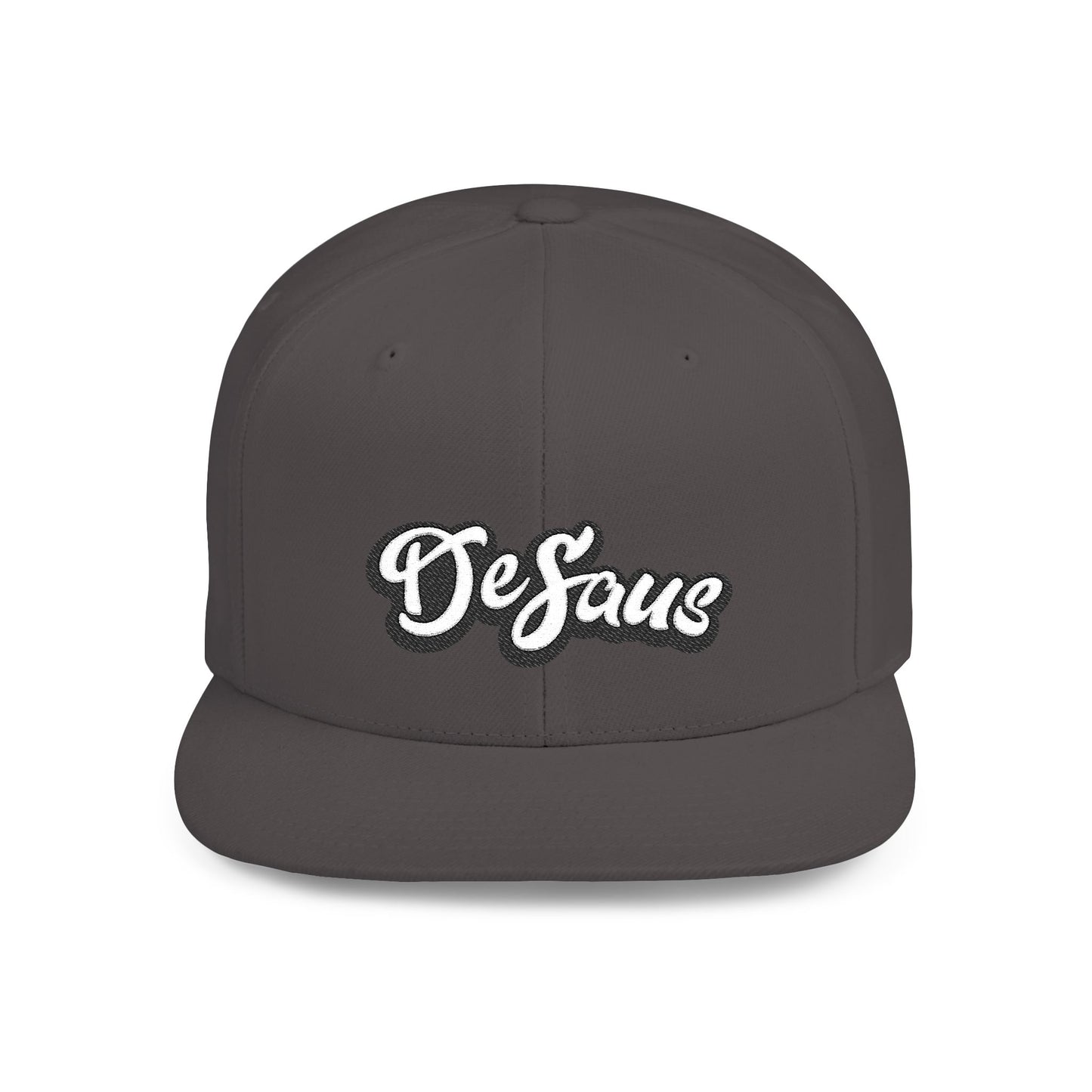 DeSaus  Embroidered Flat Bill Snapback Hat