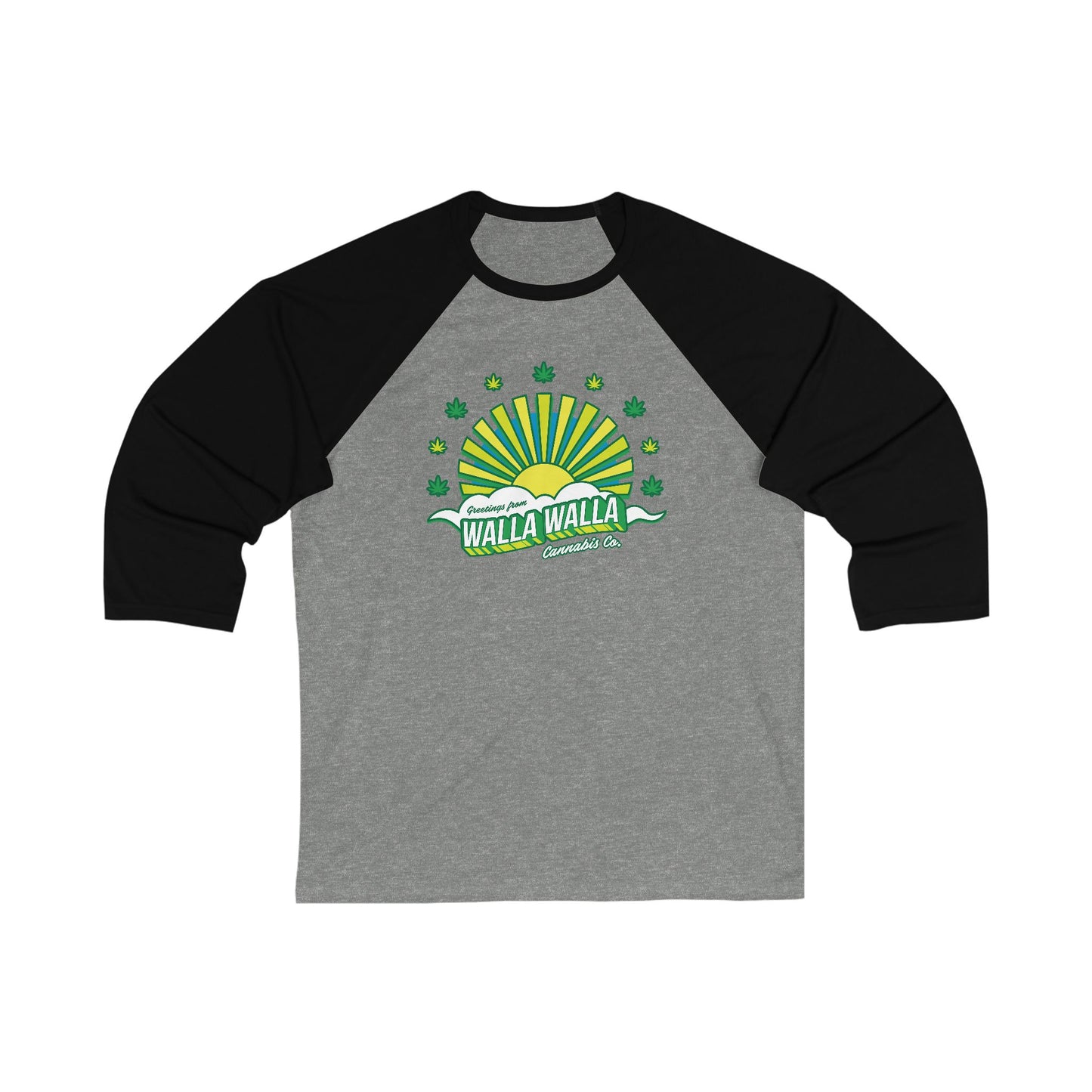Walla Walla Cannabis Sunrise Baseball Tee