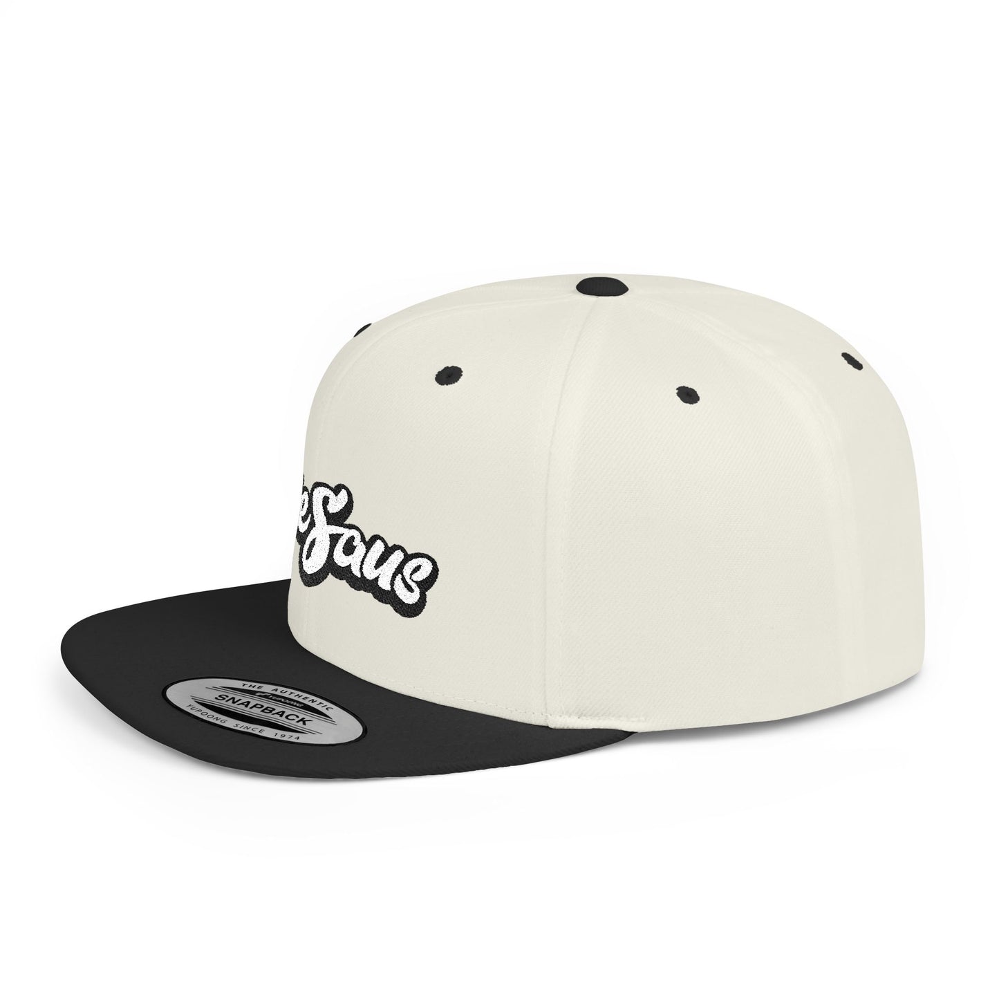 DeSaus  Embroidered Flat Bill Snapback Hat