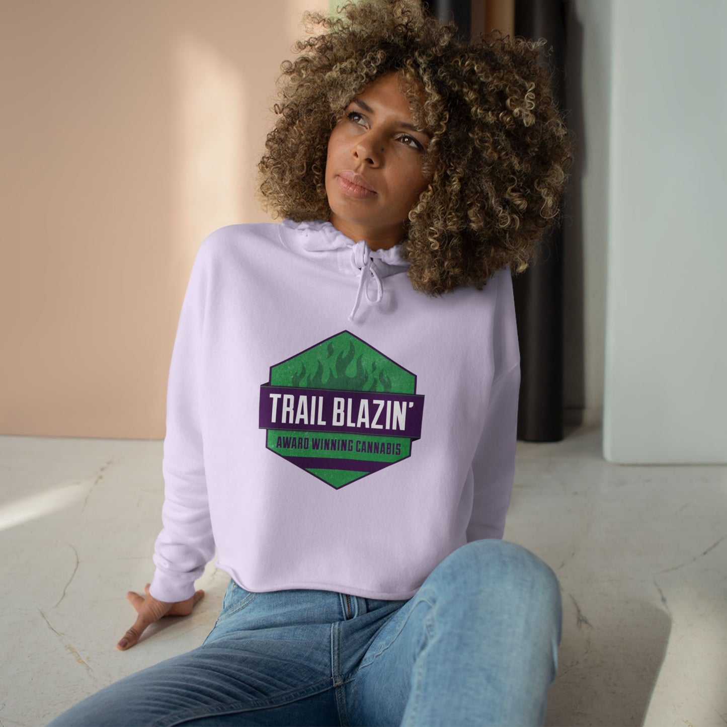 Trail Blazin' Crop Hoodie