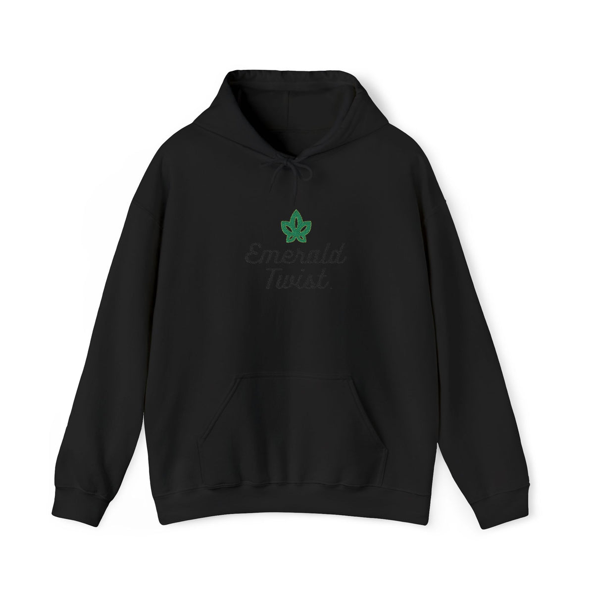 Emerald Twist Embroidered Hoodie