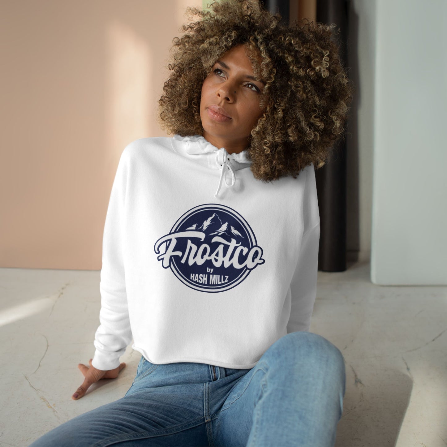 Frostco Crop Hoodie