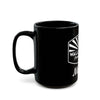 Custom Cannabis Company Black Mug | Unique Gift for Cannabis Lovers, Coffee Lovers, Personalized Mug, 11oz 15oz