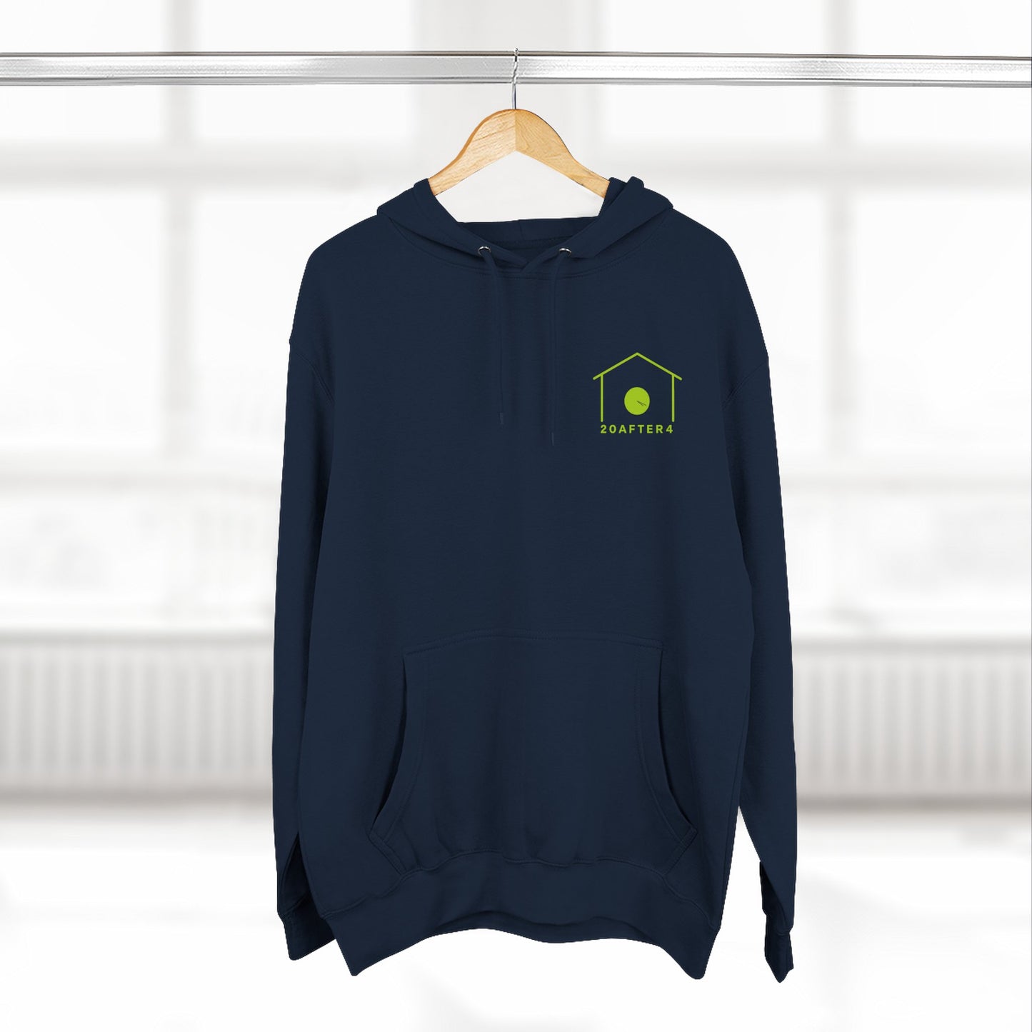 20AFTER4 Lime Logo Hoodie (Front & Back)