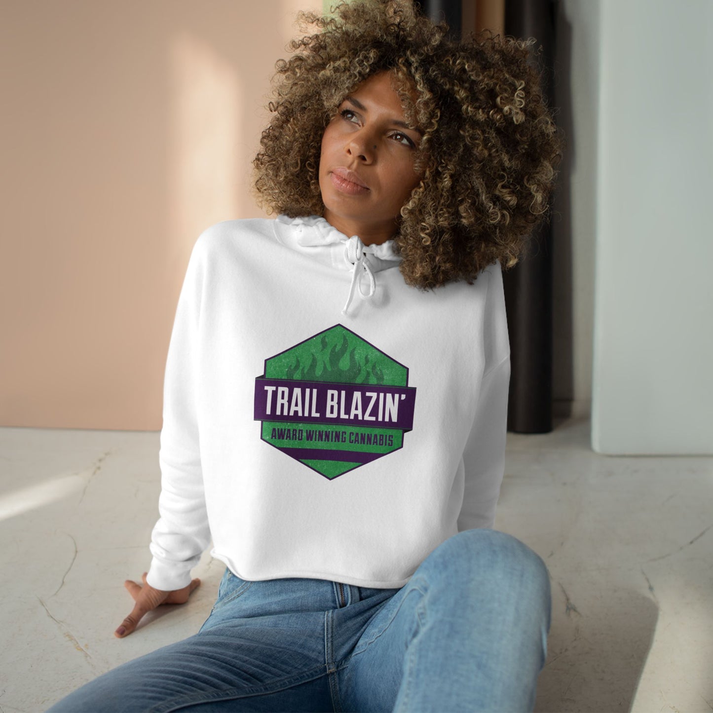 Trail Blazin' Crop Hoodie