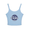 Spaghetti Tank Top - 'Frostrco' Mountain Logo Crop