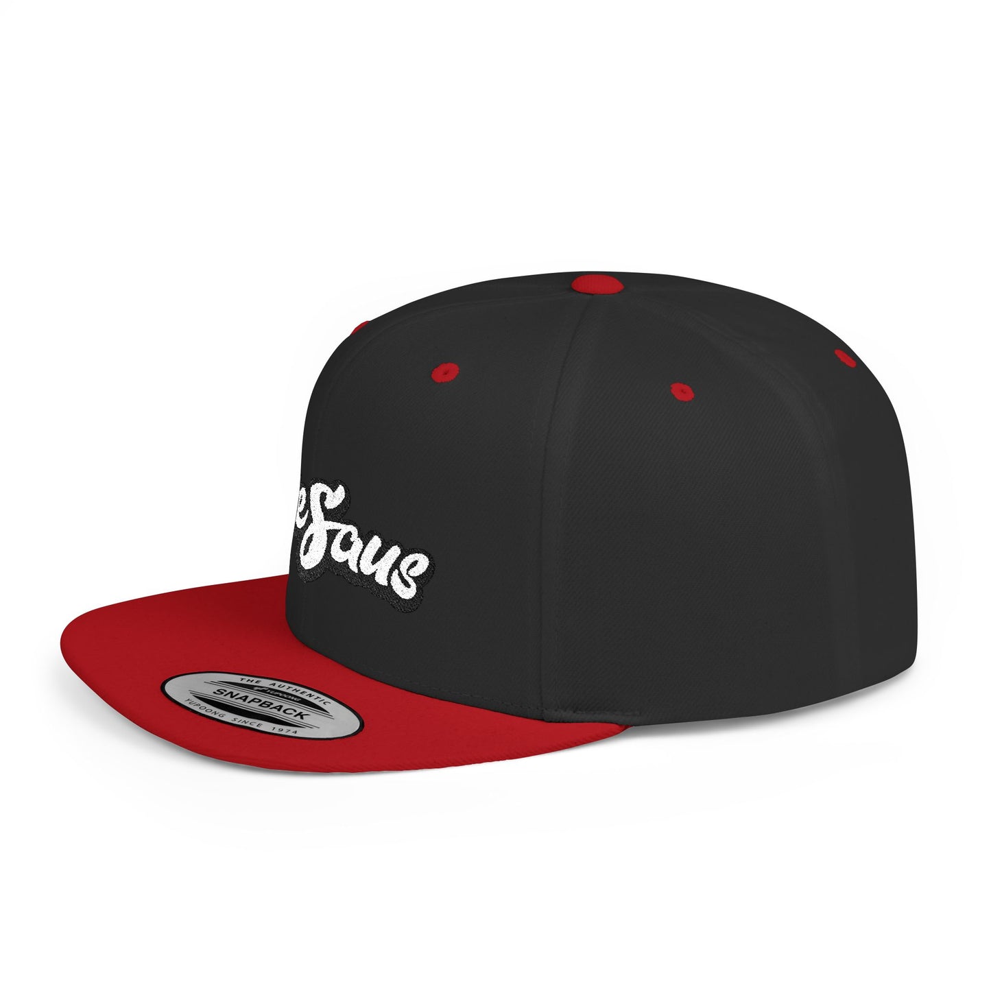 DeSaus  Embroidered Flat Bill Snapback Hat