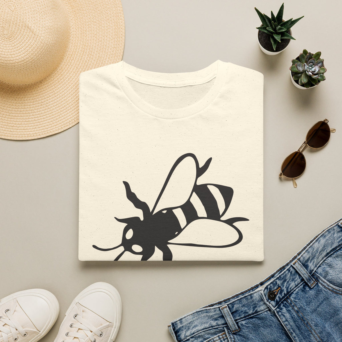 Lazy Bee Minimal Unisex T-Shirt
