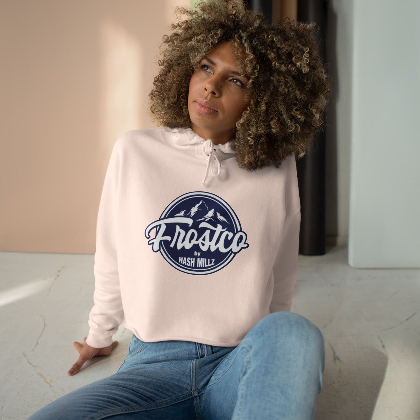 Frostco Crop Hoodie