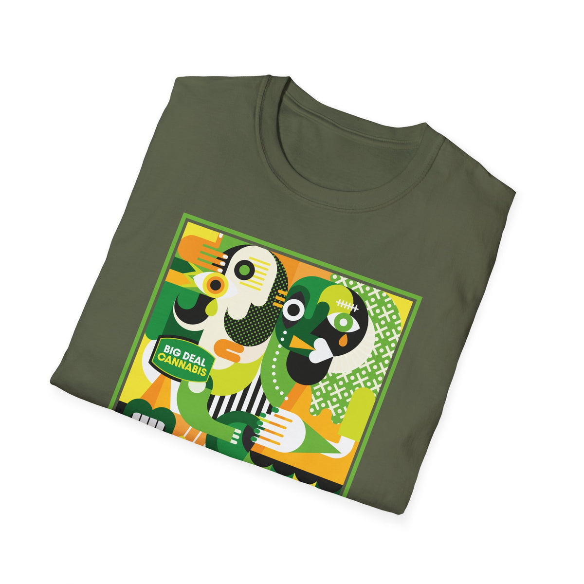 Big Deal Cannabis Abstract Unisex T-Shirt