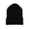 Embroidered 'DeSaus' Cuffed Beanie — Classic Knit Winter Hat