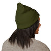 Embroidered 'DeSaus' Cuffed Beanie — Classic Knit Winter Hat