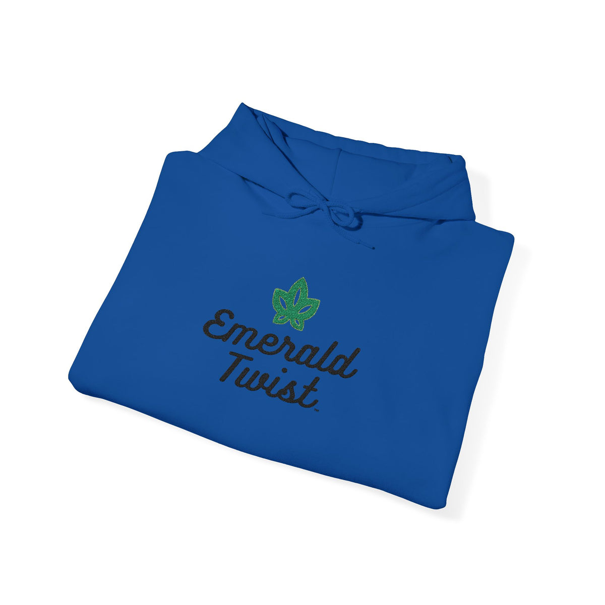 Emerald Twist Embroidered Hoodie