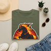 Flaming Stallion T-Shirt — "Red Mane" Graphic Tee