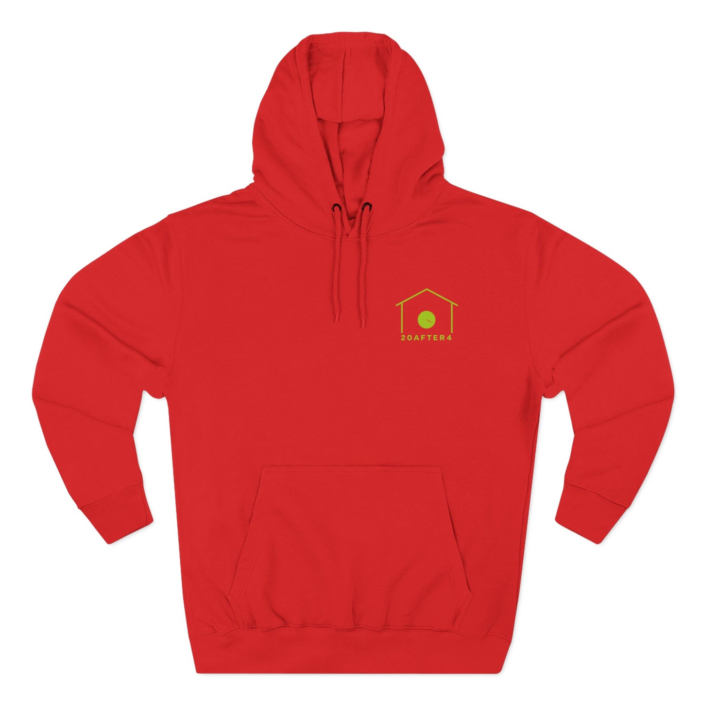 20AFTER4 Lime Logo Hoodie (Front & Back)