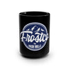 Frostco 15oz Black Ceramic Coffee Mug