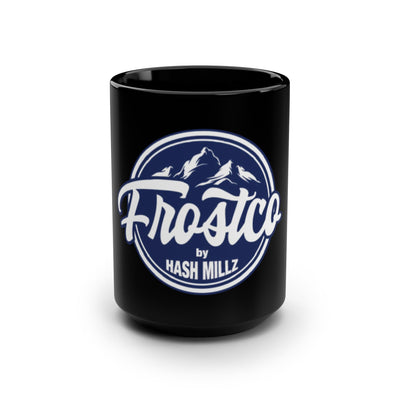 Frostco 15oz Black Ceramic Coffee Mug