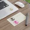 Legacy Sticker Sheet — Decorative Logo Stickers (Pink, Gold, Black)