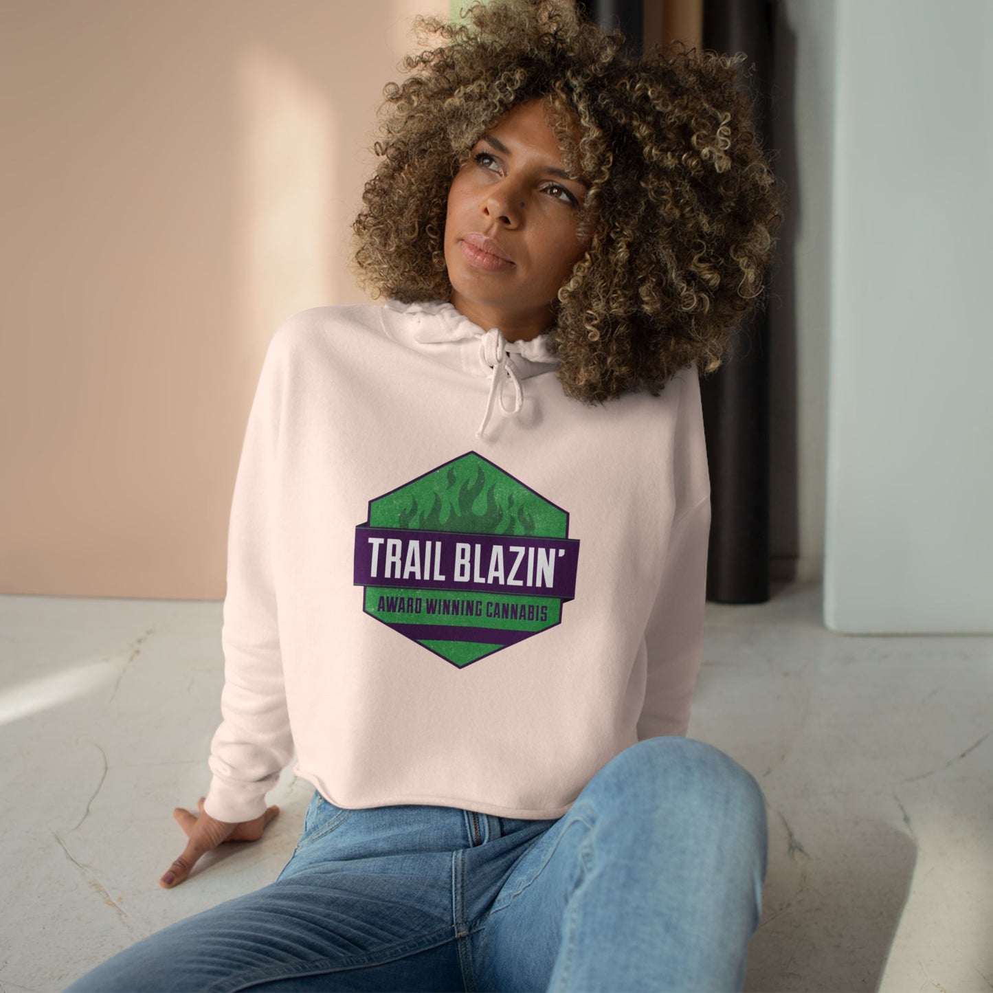 Trail Blazin' Crop Hoodie