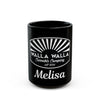 Custom Cannabis Company Black Mug | Unique Gift for Cannabis Lovers, Coffee Lovers, Personalized Mug, 11oz 15oz