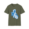 Sailor Babe Graphic T-Shirt — Blue Retro Pinup Tee