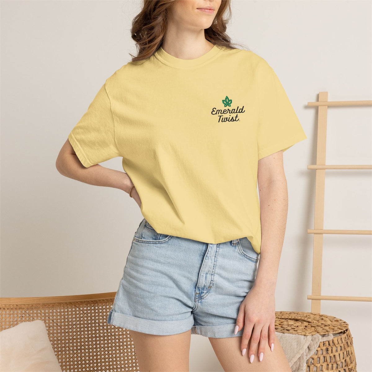 T-Shirt - Emerald Twist Shamrock Tee