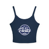 Spaghetti Tank Top - 'Frostrco' Mountain Logo Crop